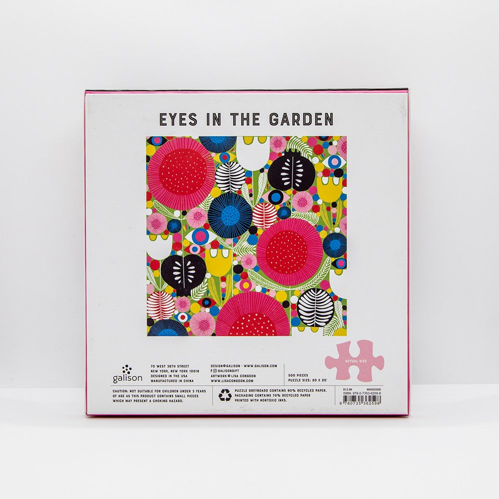 Puslespil. Eyes in the Garden