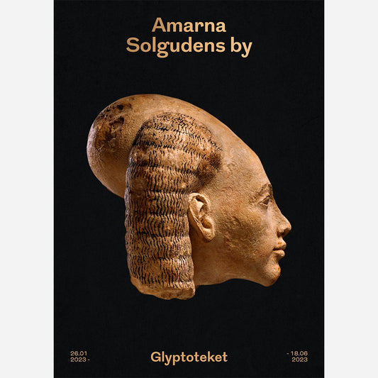 Amarna plakat. Prinsesse med barnelok