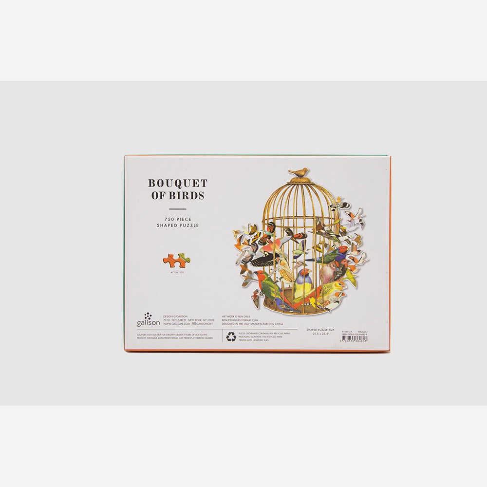 Puslespil. Bouquet of Birds 750