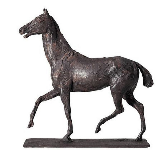 Stående hest. Degas - bronze
