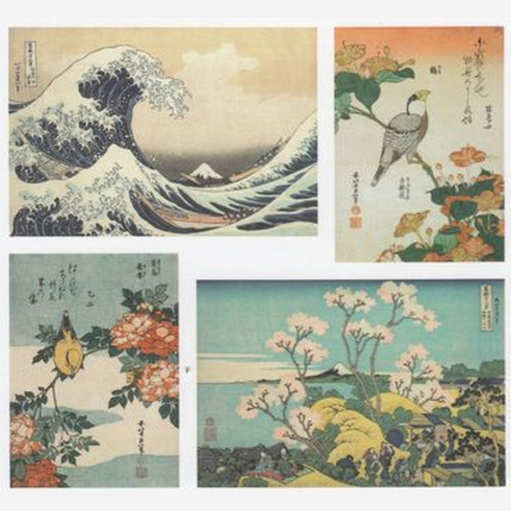 Hokusai dobbeltsidet puslespil - 120 brikker