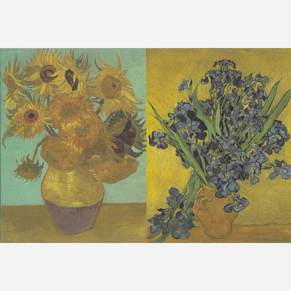 Vincent van Gogh dobbeltsidet puslespil - 120 brikker